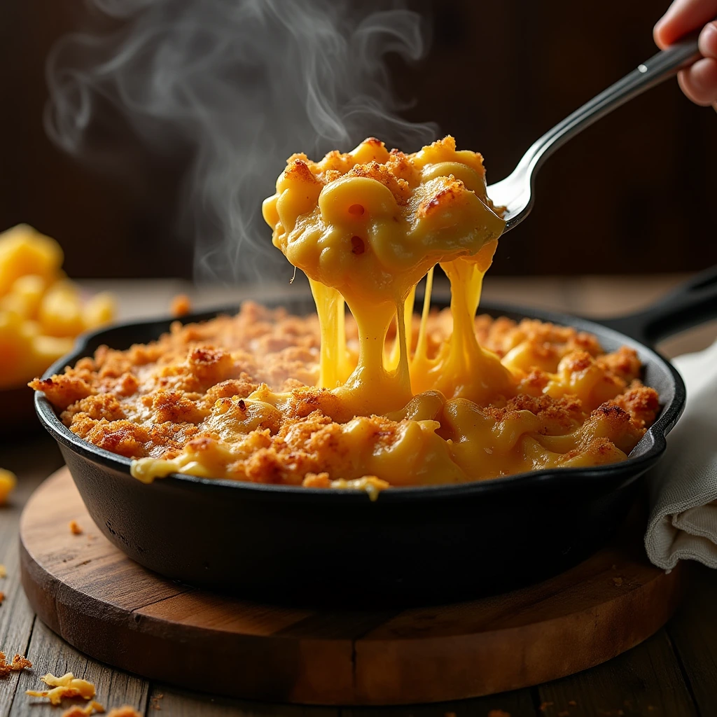 Macarrones con Queso Ahumado