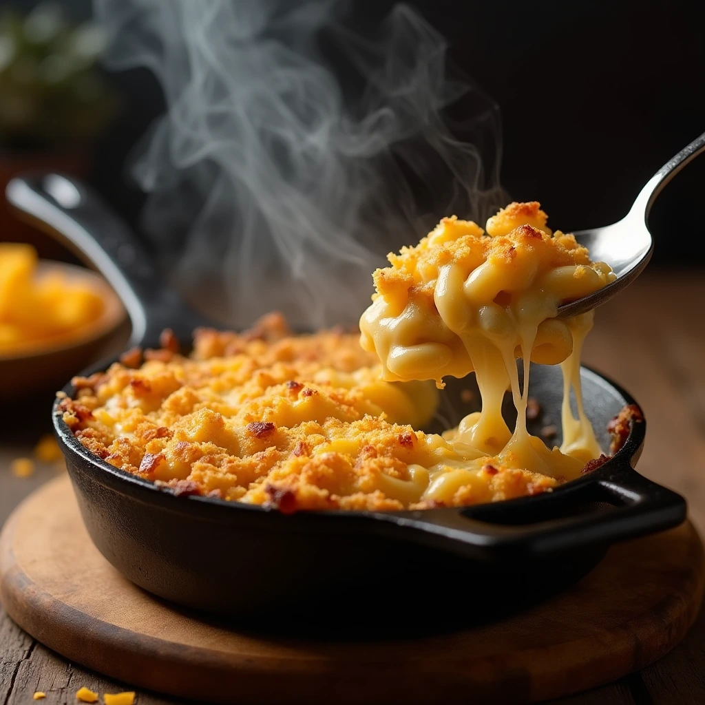 Macarrones con Queso Ahumado