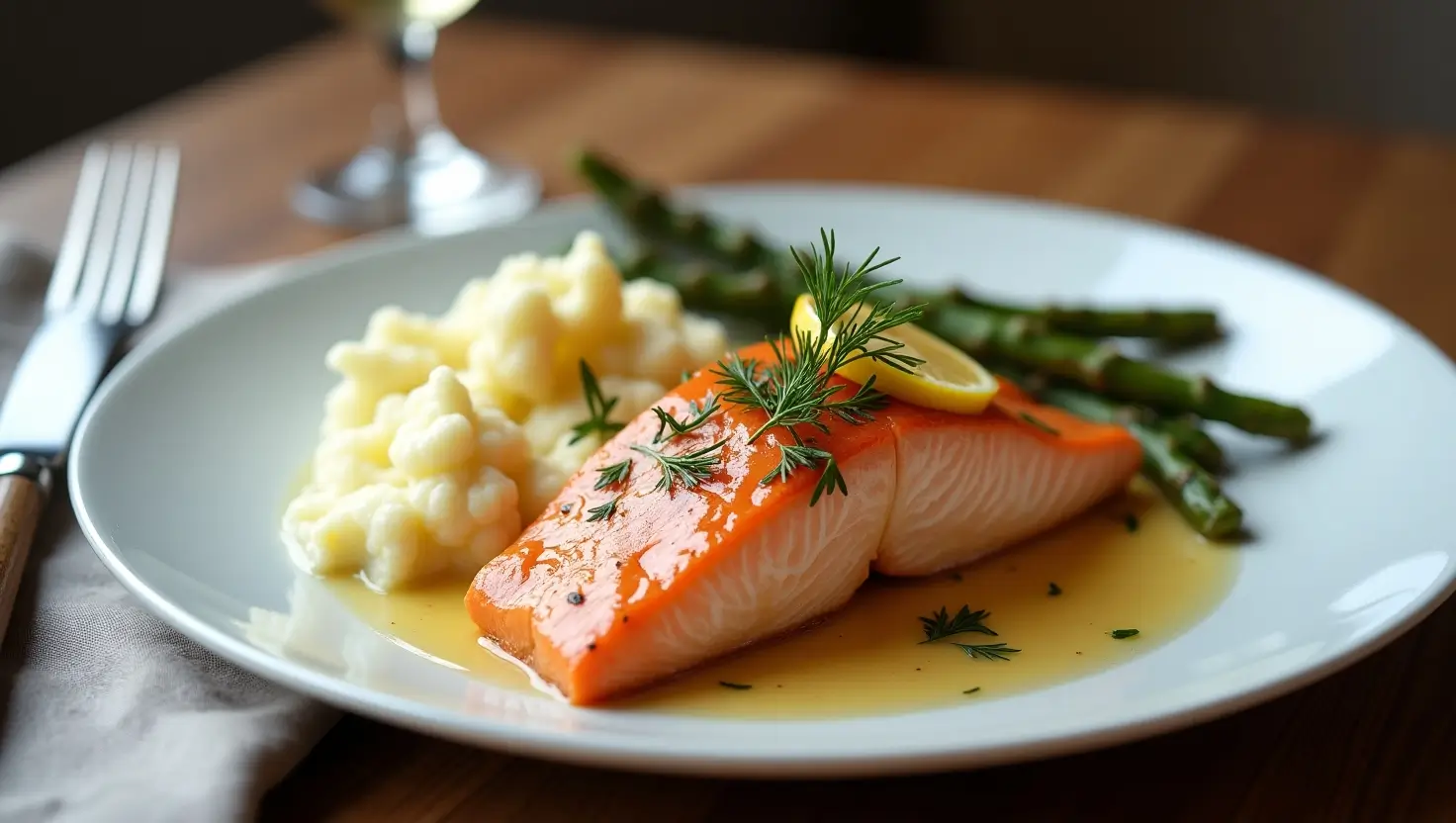 receta de salmón real