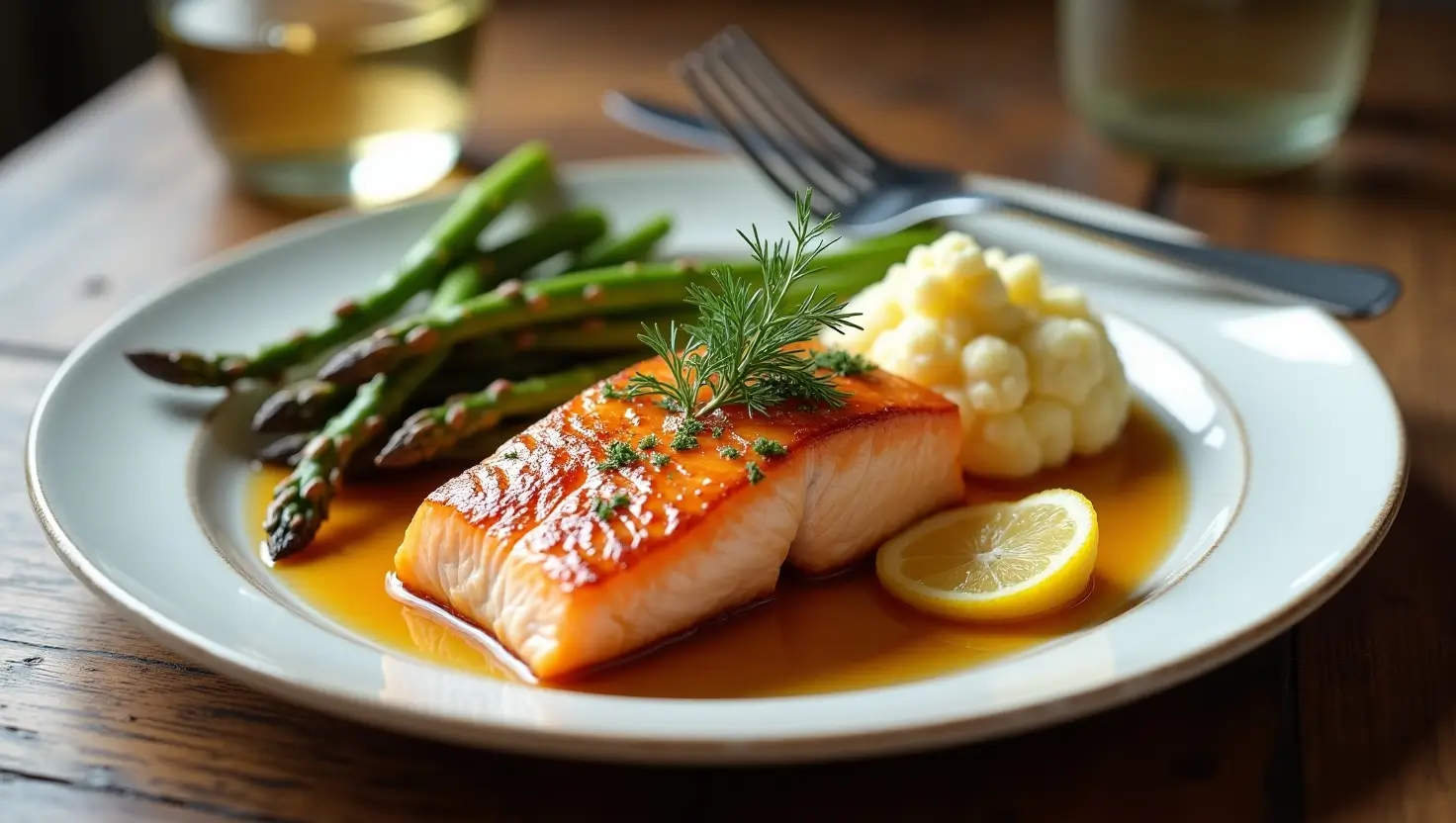 receta de salmón real
