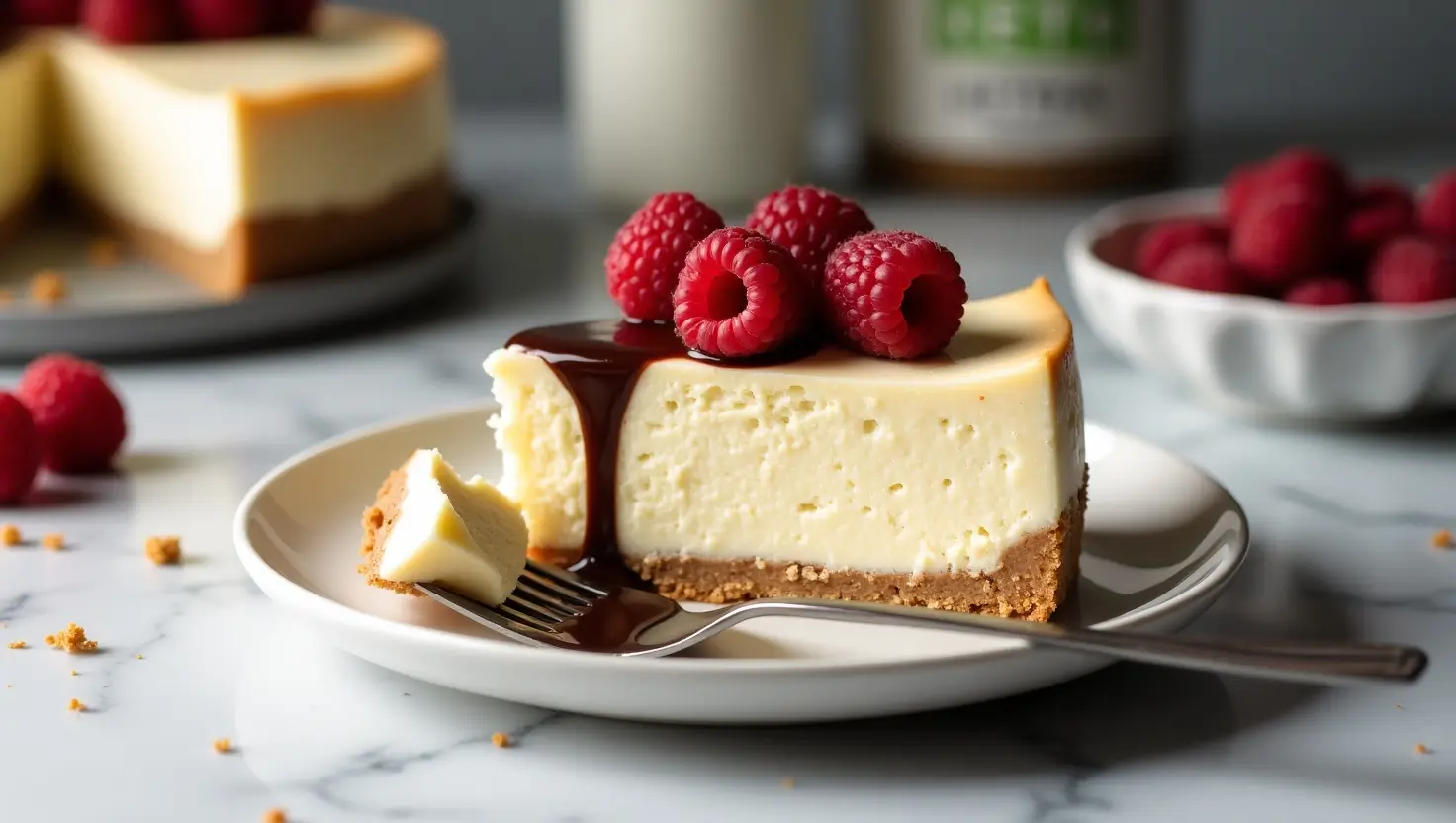Tarta de Queso Baja en Carbohidratos