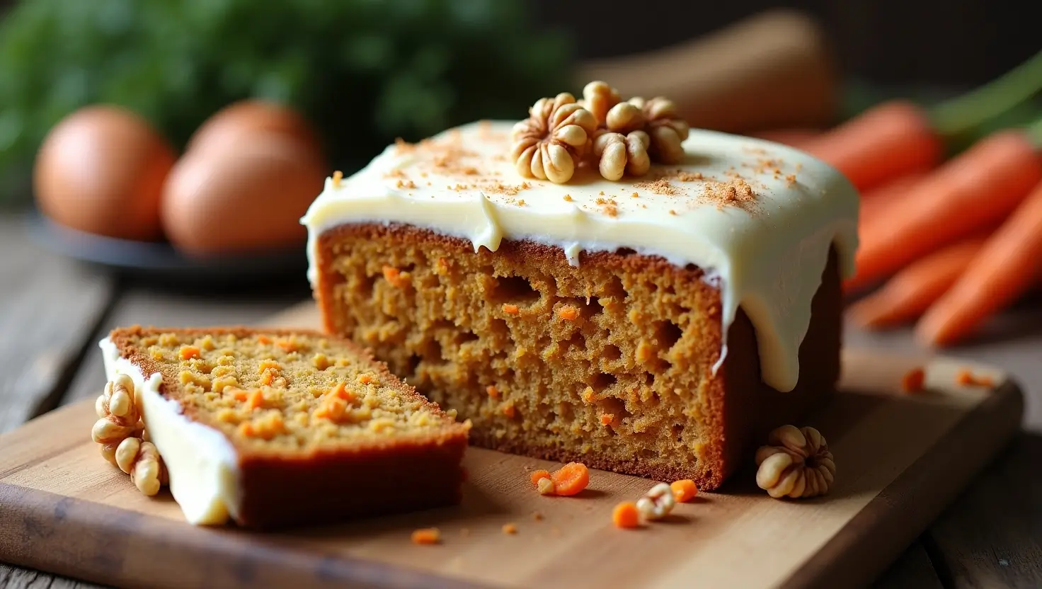pastel de zanahoria