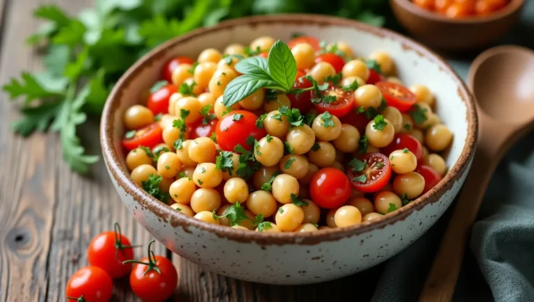 Ensalada de Garbanzos: Receta Fácil, Rápida y Saludable 🥗