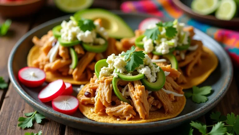 Tostadas de Pollo