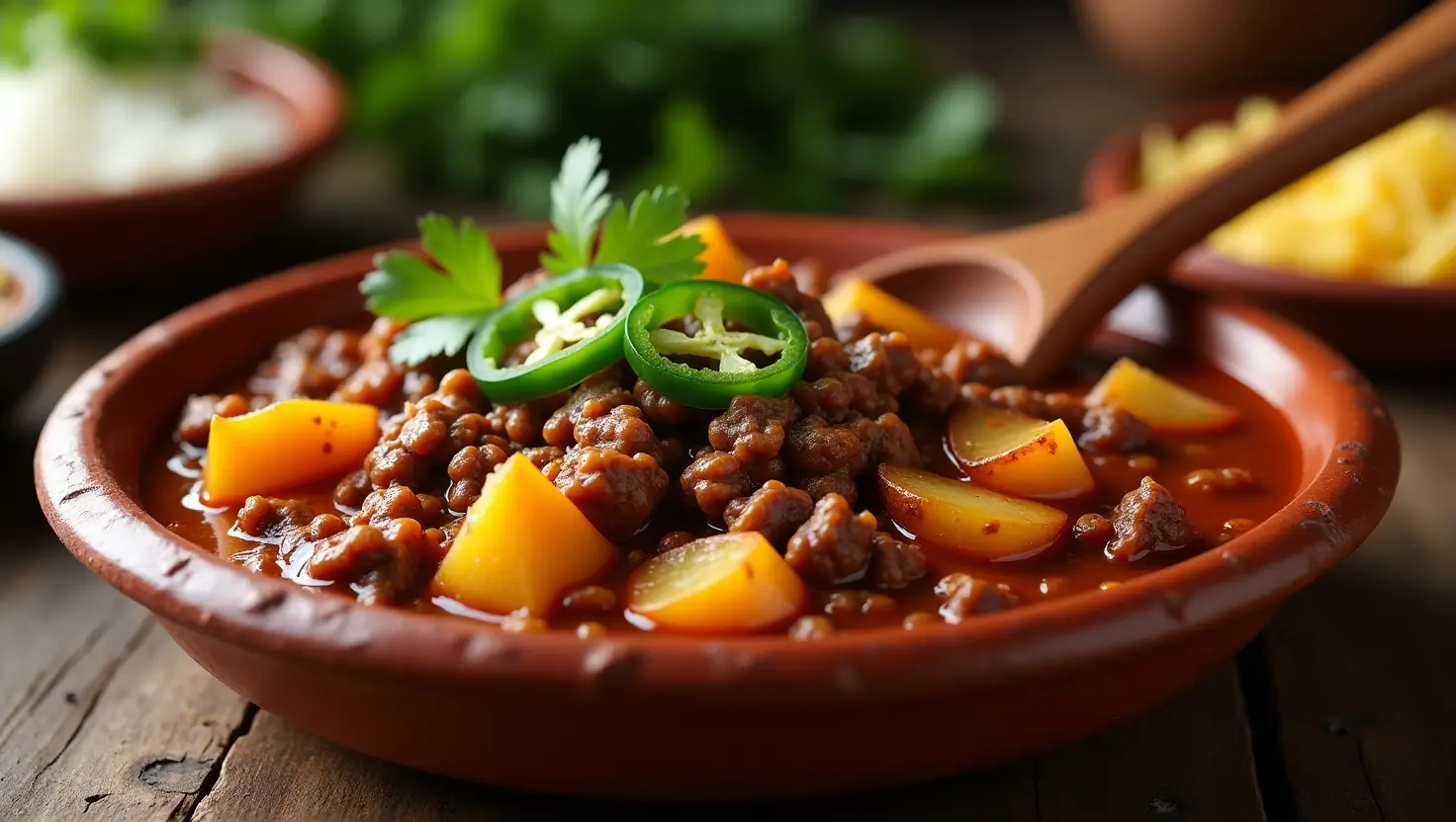 Carne Molida con Papas