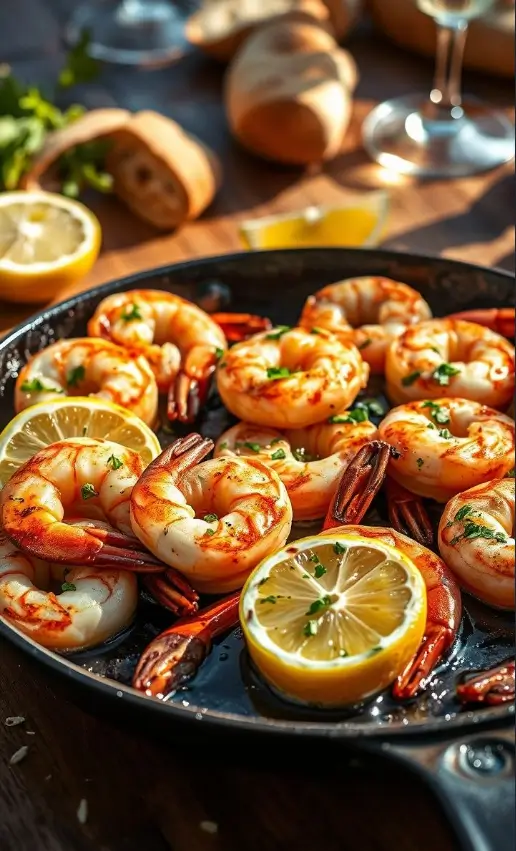 Camarones a la Plancha